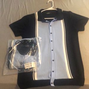 Boohooman Knitted polo